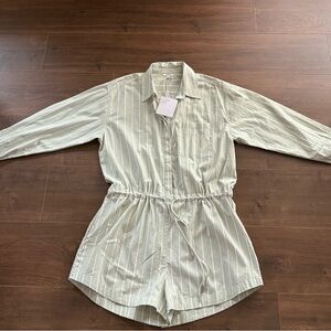 Pistola Sage Striped Romper